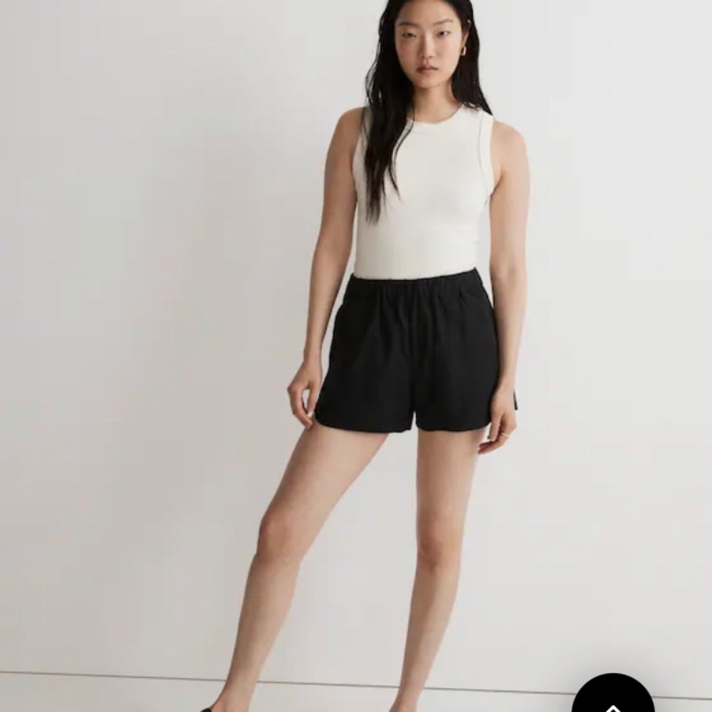 Madewell Pull-On Shorts, Black, XXS